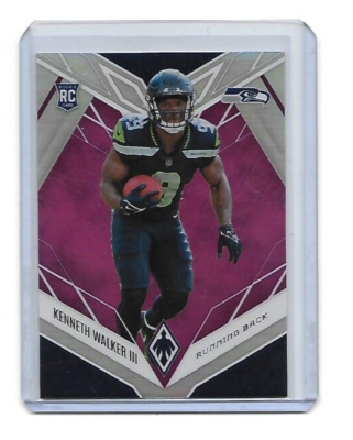 2022 PANINI PHOENIX KENNETH WALKER III #118 ROOKIE PINK PRIZMS