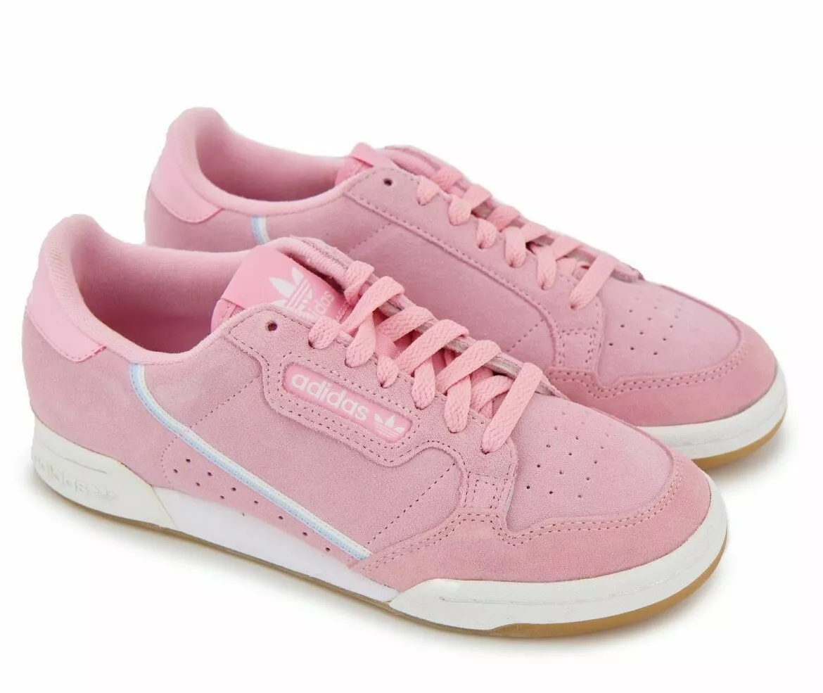 jazz submarino Cuestiones diplomáticas Adidas Continental 80 True Pink Suede Shoes G27720 Sneakers Women&#039;s  Size 10.5 | eBay