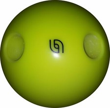 Kegelkugel Lochkugel 160mm gelb UV Typ Aramith