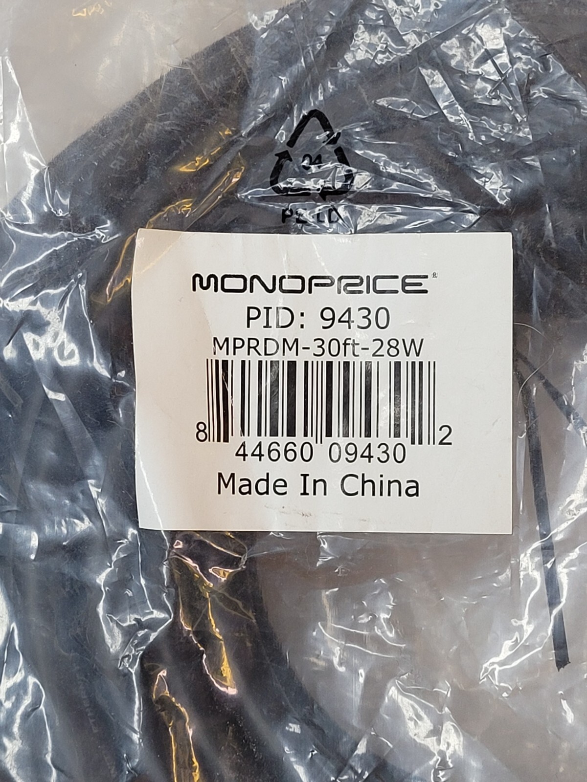 NEW Monoprice Redmere 30ft Ultra Slim Series High Performance HDMI Cable 9430