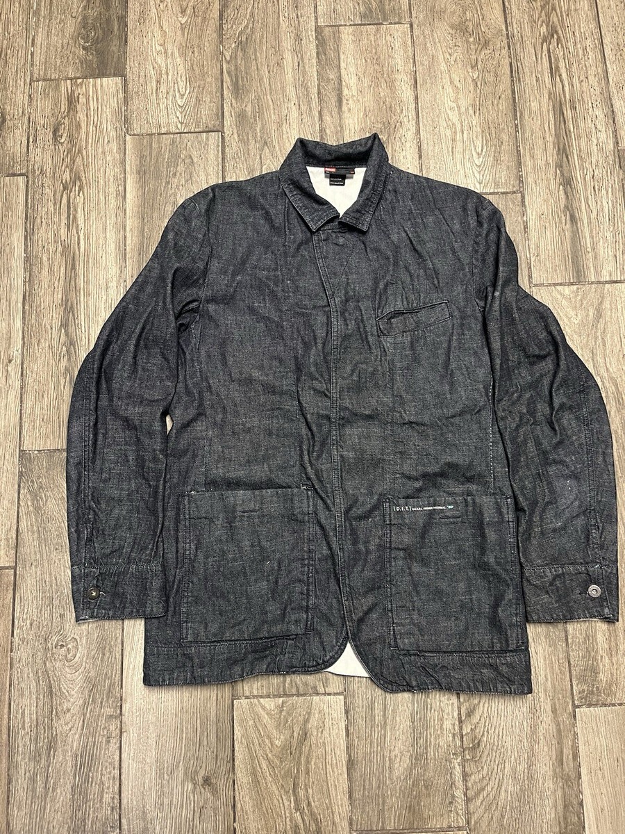 DIESEL ブラック デニムジャケット RN93243 CA25594 DIESEL ブラック デニムジャケット RN93243 CA25594