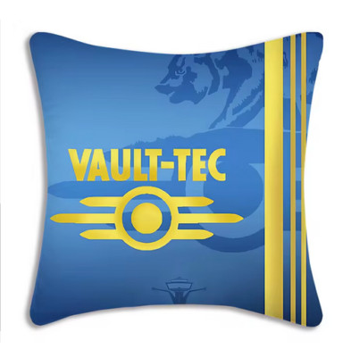 Kissenbezug Fallout Vault tec bear 45x45cm blau