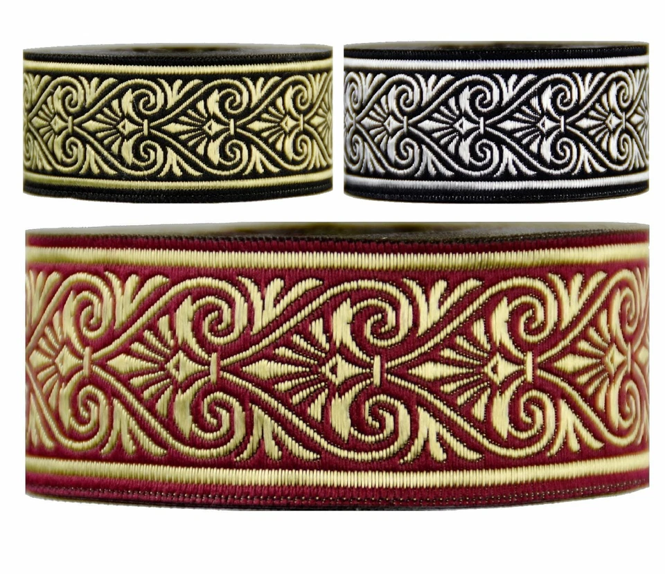 MYBAENDER 10 M Borte 33mm breit Mittelalter Borten freie Auswahl Gewandung 35118 0,999 €/m