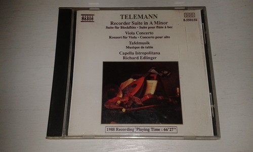 telemann recorder suite viola concerto etc capella istropolitana a ...
