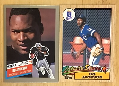Bo Jackson Baseball - Football - Base/Inserts - You Pick - $2.00 or 2 Card Min.