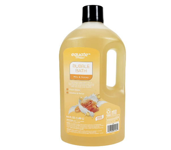 Equate Bubble Bath, for Adult, Senior and Teens, Lavender, 64 fl oz Select Scent EcoSmart