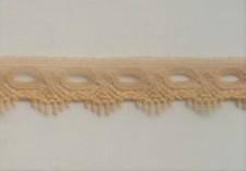 CRAFT-KNITTING EYELET-15mm Melon 1 Sided Eyelet mtr variations available 