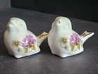 Hand Decorated Fine Bone China Bird Salt & Pepper Set, made in England — photo 1