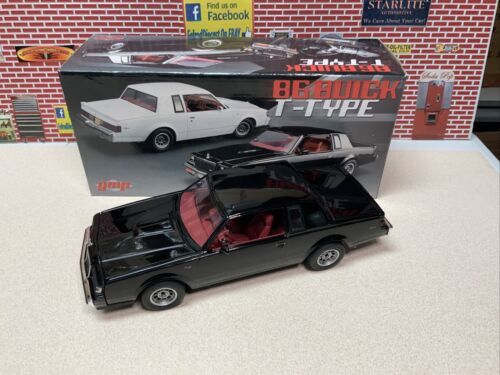 GMP 8203 1:24 1987 Buick GNX BLACK DieCast Car w/COA Regal 87 GN