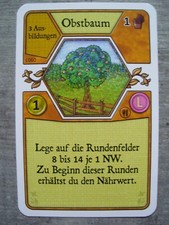 Promokarte / L-Deck Karte L060 Obstbaum f&uuml;r &bdquo;Agricola&ldquo; (Lookout Spiele) Folie