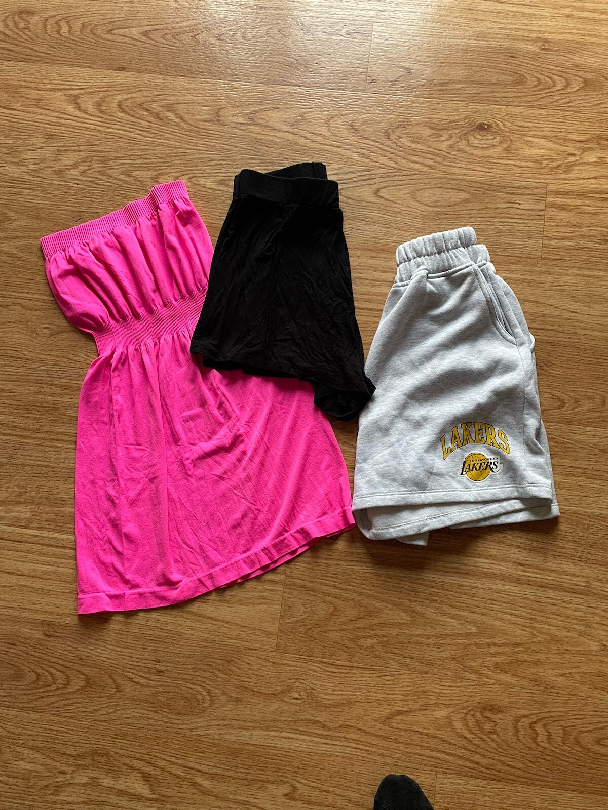 Shorts And Pink Dress… 6-8-image