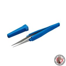 NEW HOZAN ESD Grip Tweezers Non-slip elastomeric grip Anti-stat