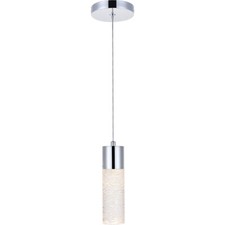 Crystal Pendant Light Fixture Chrome for Kitchen Island or Dining Room Ceiling