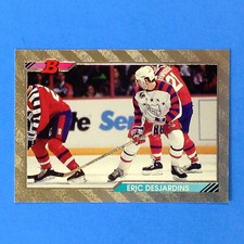 1992-93 Bowman #228 Eric Desjardins GOLD FOIL All Star Wales Conference NM
