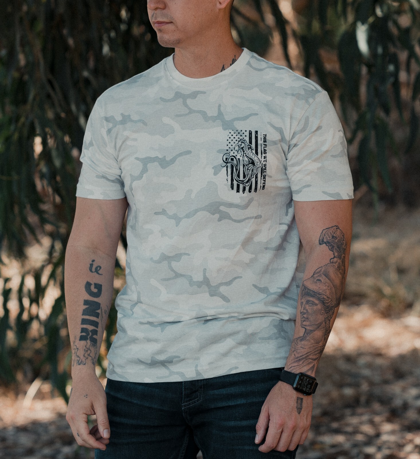 HOWITZER Clothing Men's T-Shirt S/S PATRIOT IN ARMS Tee Fashion Brand Sale - Foto 11