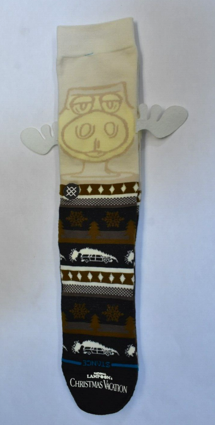 Stance Adult Crew Socks Performance Marty Moose Christmas Vacation