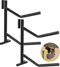 2Pack Portable Heavy-Duty Saddle Rack Stand Double for English Western Saddles