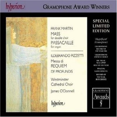 Frank Martin: Mass for double choir Passacaille for organ / Ildebr... -  CD R1VG