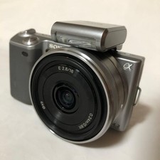 Sony NEX-5NK Mirrorless Digital SLR Camera With Zoom Lens, Silver