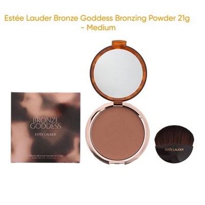 Estée Lauder Bronze Goddess Powder Bronzer 02 Medium Brandneu Radiant Glow -