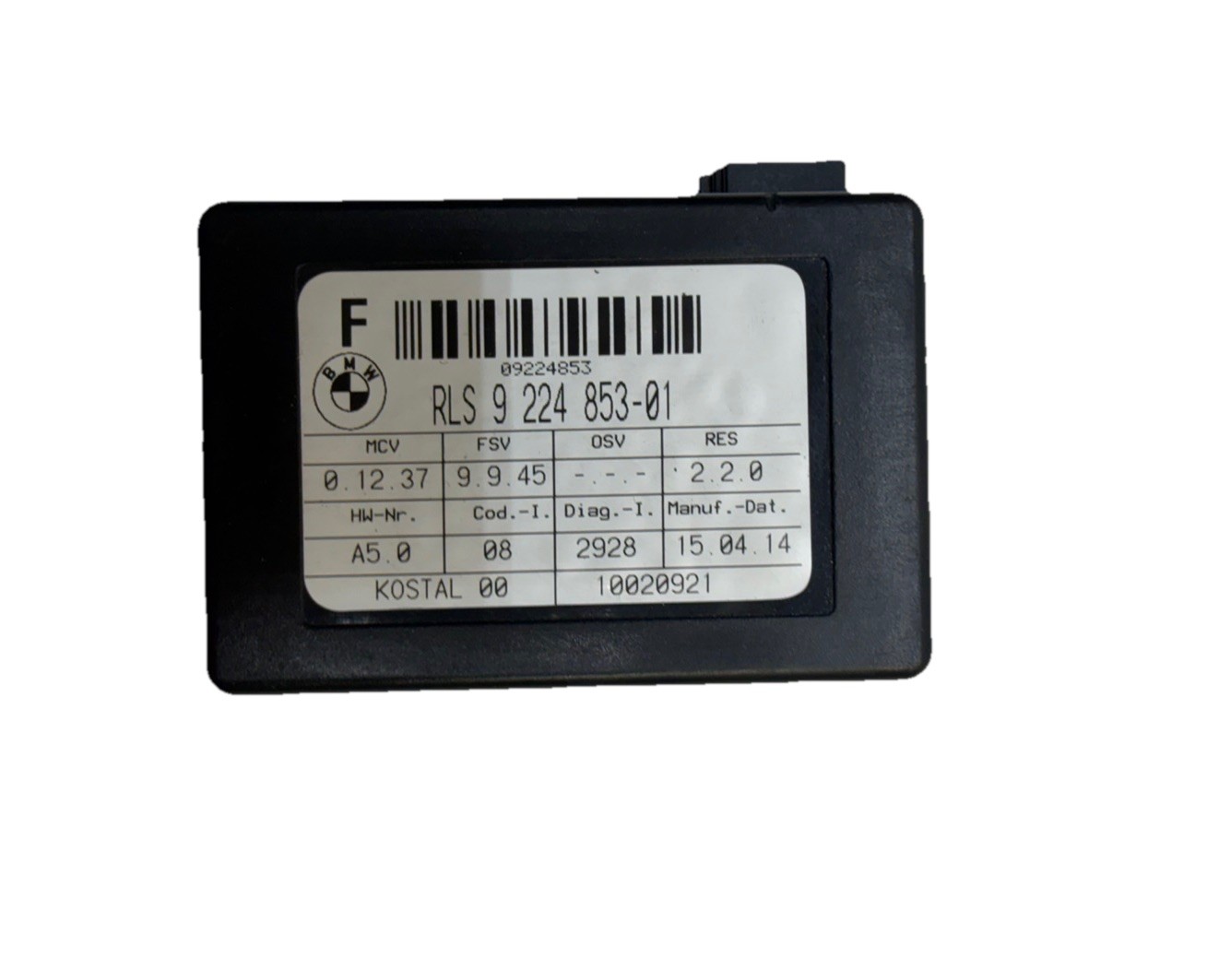 2013-2015  BMW X1 E84 SERIES  WINDSHIELD RAIN LIGHT SENSOR MODULE