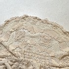 2 Beige Lace Crochet Floral Round used — photo 5
