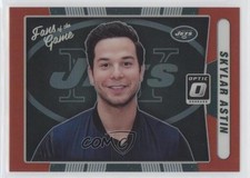 2016 Donruss Optic Fans of the Game Red 27/99 Skylar Astin #4 th1