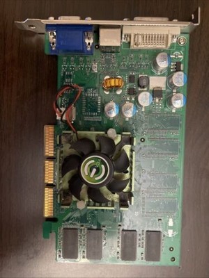 Nvidia P162 128MB AGP Video Card VGA DVI Used Graphics Card