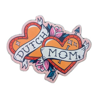 Dutch Bros Dutch Mom Tattoo Sticker 2023 