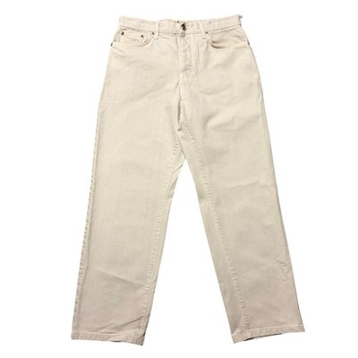 Stussy Big Ol Jeans White Men's Size 29 Relaxed (32/30) Baggy Denim Rare
