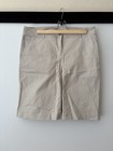 Authentic Burberry Beige Midi Skirt Womens Size 12 US, L