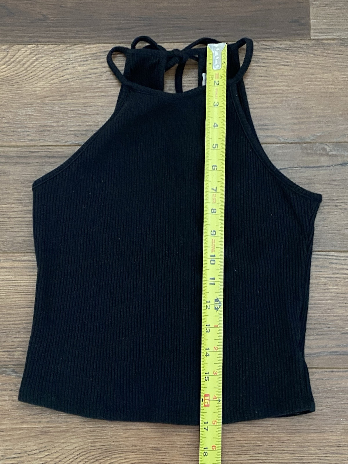 ACTIVE BASIC Ribbed Round Neck Tie Back Tank Top … - image 11