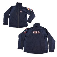 James Harvest Team USA USEF acket Mens Small Blue 2014 Normandy Equestrian