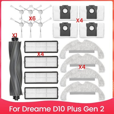 1X(Für  D10 Plus Gen 2 Roboterstaubsauger RLD32GD Zubehör Hauptseitenbürste3094
