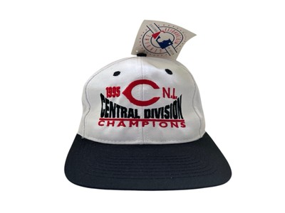 vintage cincinnati reds central division champs 1995 hat cap mens OSFA NOS NWT