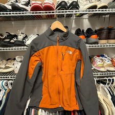 The North Face Men's Apex Bionic Softshell Jacket Orange/Gray Size M