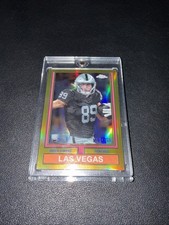 2024 Topps Chrome -1974 Topps Football Brock Bowers #74TF-12 Refractor (RC) 5/50