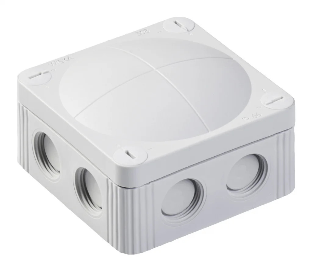 Wiska Combi Junction Box Grey 308 85x85x51mm No Terminals 10060400 LG