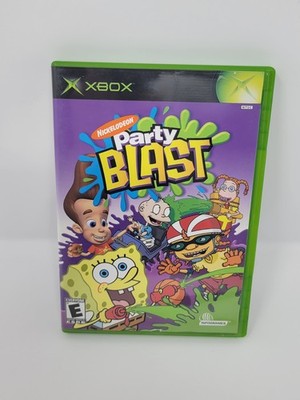 Xbox Nickelodeon Party Blast Complete CIB Tested Free US Shipping See Store