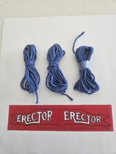 3 Hanks of Blue String  Erector Set Flag- Fast Shipping