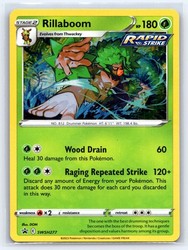 Rillaboom SWSH277 Sword & Shield Black Star Promo Holo