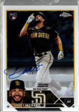 2023 Topps Chrome Rookie Autographs #RALL Luis Liberato Auto