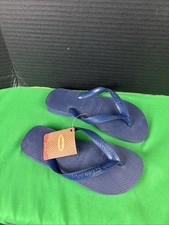Havaianas Unisex Cushioned Footbed Flip Flop Size 7/8 W - 6/7 M Navy