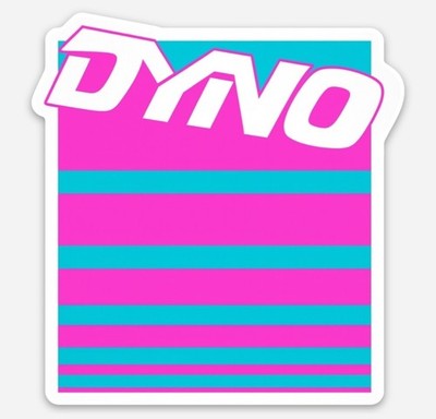 GT Dyno BMX  Bicycle Old School Logo Vinyl Sticker Decal