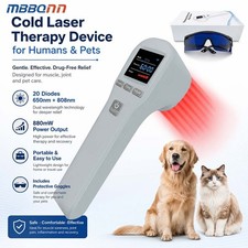 Handheld LLLT Cold Laser Device 880mW for Humans Pets Muscle Joint Recovery Care