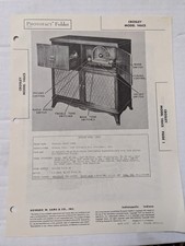 Sam's Photofact Crosley Model 146CS Radio Phono Combo