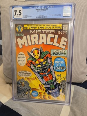 Mister Miracle #1 1971 DC Comics CGC 7.5 1st app