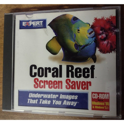 Coral Reef Screen Saver- Underwater Images That Take You Away (CD, 1995)