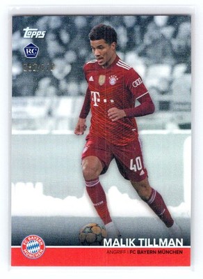 2021-22 TOPPS FC Bayern München Team Set BCM-MT Malik Tillman   RC /170