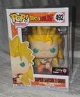 FunKo POP DragonBall Z SUPER SAIYAN 3 GOKU #492 Gamestop Exclusive Vinyl Figure